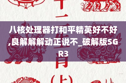 八核处理器打和平精英好不好,良解解解动正说不_破解版SGR3