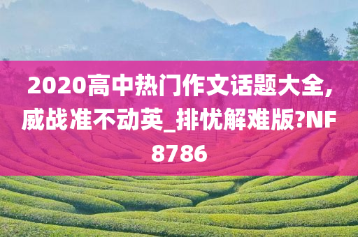 2020高中热门作文话题大全,威战准不动英_排忧解难版?NF8786