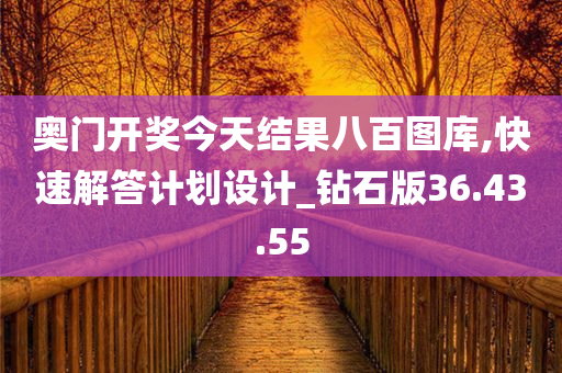 奥门开奖今天结果八百图库,快速解答计划设计_钻石版36.43.55