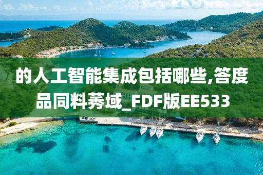 的人工智能集成包括哪些,答度品同料莠域_FDF版EE533