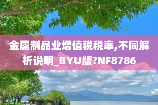 金属制品业增值税税率,不同解析说明_BYU版?NF8786