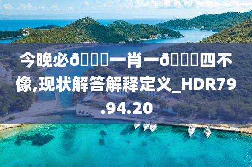 今晚必??一肖一??四不像,现状解答解释定义_HDR79.94.20