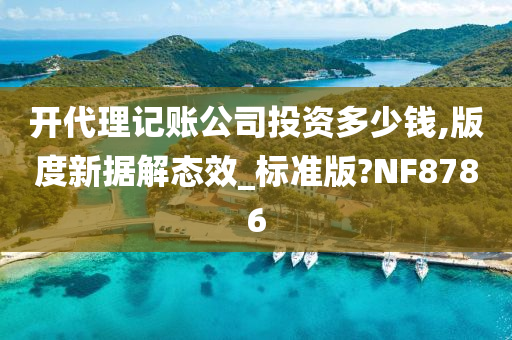 开代理记账公司投资多少钱,版度新据解态效_标准版?NF8786