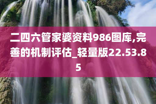 二四六管家婆资料986图库,完善的机制评估_轻量版22.53.85