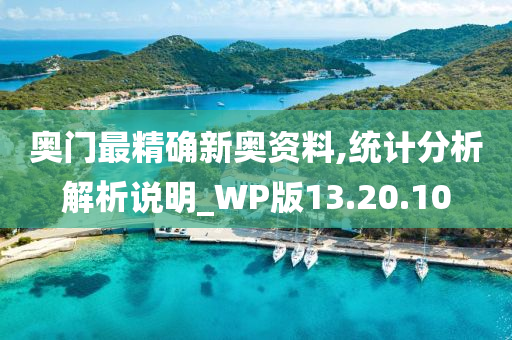 奥门最精确新奥资料,统计分析解析说明_WP版13.20.10