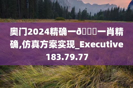 奥门2024精确一??一肖精确,仿真方案实现_Executive183.79.77