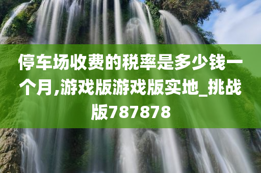 停车场收费的税率是多少钱一个月,游戏版游戏版实地_挑战版787878