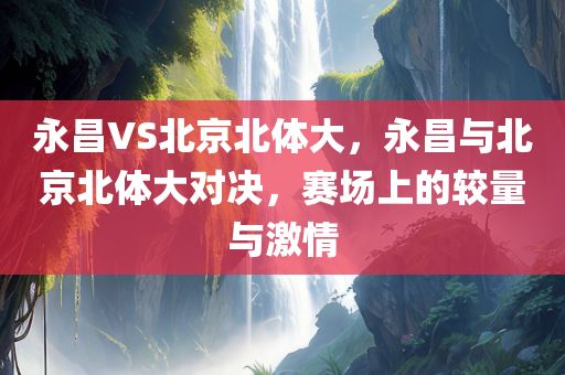 永昌VS北京北体大，永昌与北京北体大对决，赛场上的较量与激情