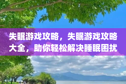 失眠游戏攻略，失眠游戏攻略大全，助你轻松解决睡眠困扰