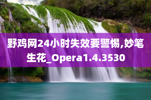 野鸡网24小时失效要警惕,妙笔生花_Opera1.4.3530