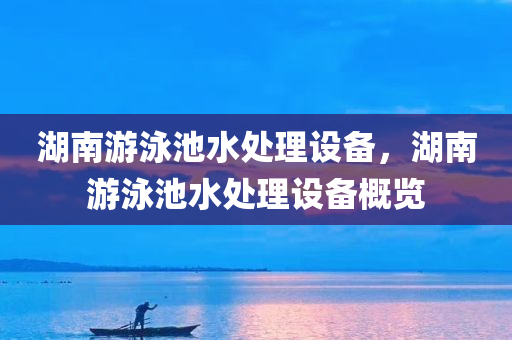 湖南游泳池水处理设备，湖南游泳池水处理设备概览