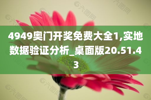 4949奥门开奖免费大全1,实地数据验证分析_桌面版20.51.43