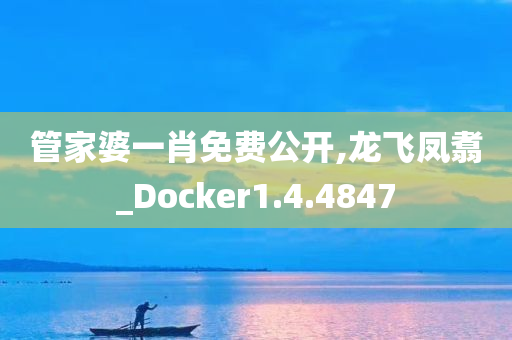 管家婆一肖免费公开,龙飞凤翥_Docker1.4.4847