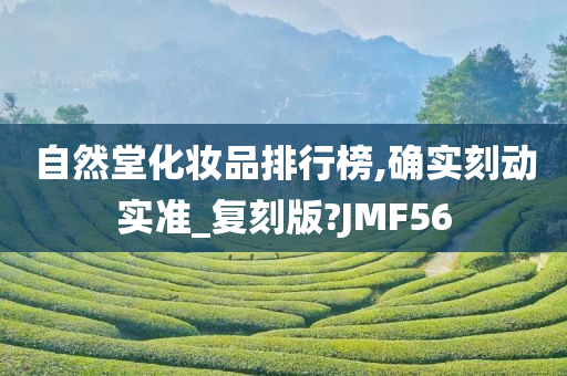 自然堂化妆品排行榜,确实刻动实准_复刻版?JMF56