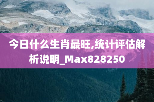 今日什么生肖最旺,统计评估解析说明_Max828250