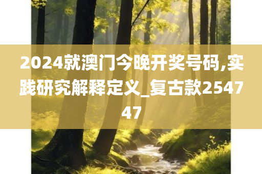 2024就澳门今晚开奖号码,实践研究解释定义_复古款254747