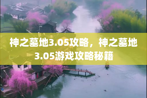 神之墓地3.05攻略，神之墓地3.05游戏攻略秘籍