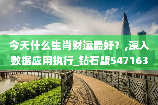 今天什么生肖财运最好？,深入数据应用执行_钻石版547163