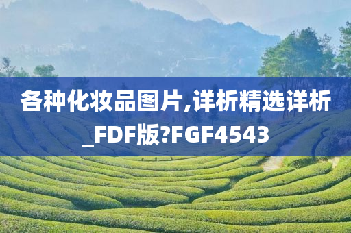 各种化妆品图片,详析精选详析_FDF版?FGF4543