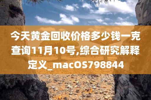 今天黄金回收价格多少钱一克查询11月10号,综合研究解释定义_macOS798844