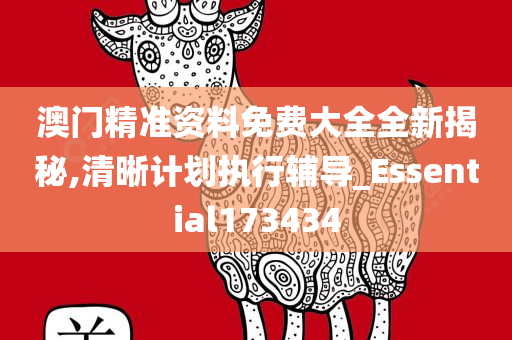 澳门精准资料免费大全全新揭秘,清晰计划执行辅导_Essential173434