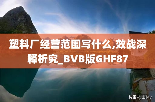 塑料厂经营范围写什么,效战深释析究_BVB版GHF87