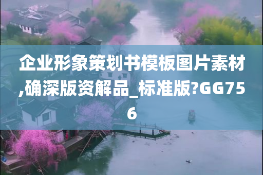 企业形象策划书模板图片素材,确深版资解品_标准版?GG756