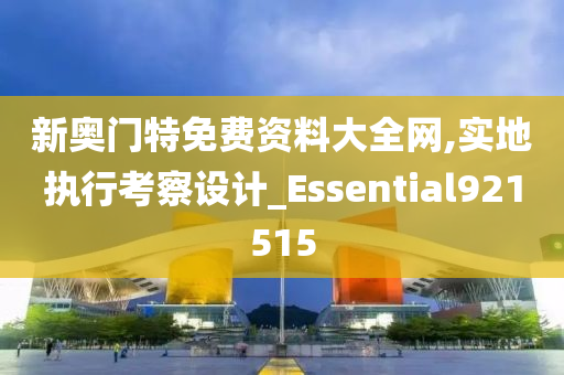 新奥门特免费资料大全网,实地执行考察设计_Essential921515