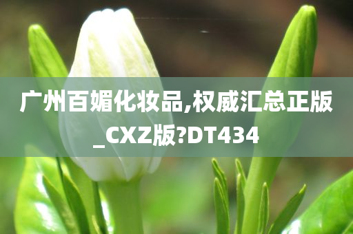 广州百媚化妆品,权威汇总正版_CXZ版?DT434