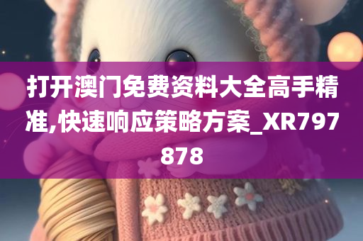 打开澳门免费资料大全高手精准,快速响应策略方案_XR797878