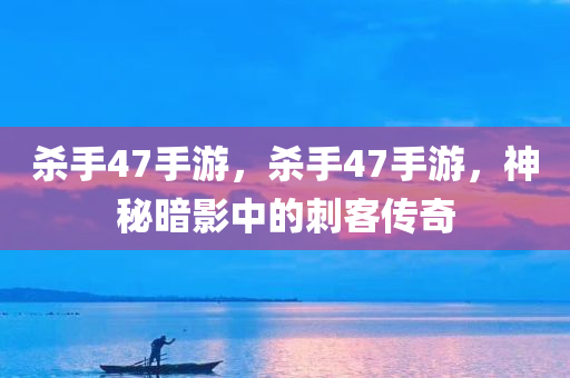 杀手47手游，杀手47手游，神秘暗影中的刺客传奇