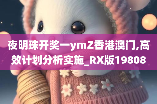 夜明珠开奖一ymZ香港澳门,高效计划分析实施_RX版198080