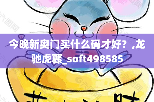 今晚新奥门买什么码才好？,龙驰虎骤_soft498585