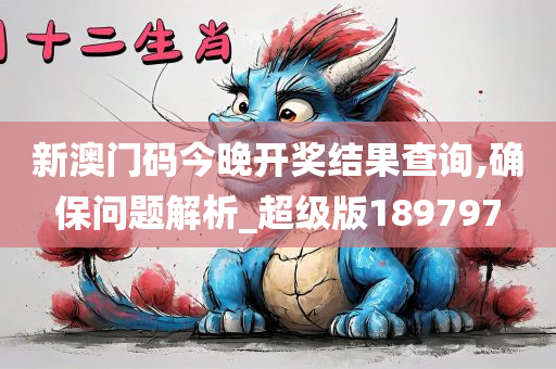 新澳门码今晚开奖结果查询,确保问题解析_超级版189797