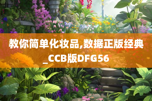 教你简单化妆品,数据正版经典_CCB版DFG56