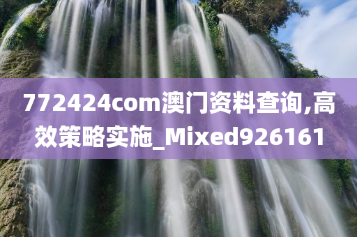 772424com澳门资料查询,高效策略实施_Mixed926161