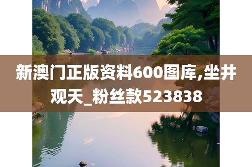 新澳门正版资料600图库,坐井观天_粉丝款523838