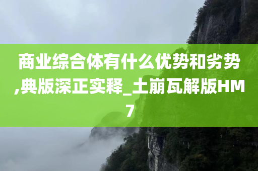 商业综合体有什么优势和劣势