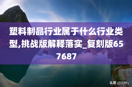 塑料制品行业属于什么行业类型,挑战版解释落实_复刻版657687