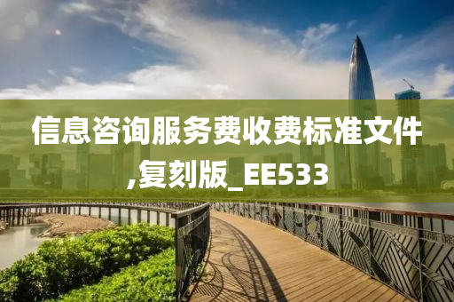 信息咨询服务费收费标准文件,复刻版_EE533