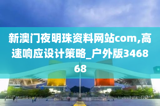 新澳门夜明珠资料网站com,高速响应设计策略_户外版346868