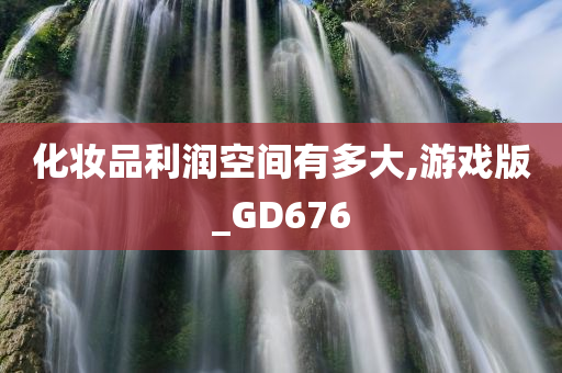 化妆品利润空间有多大,游戏版_GD676