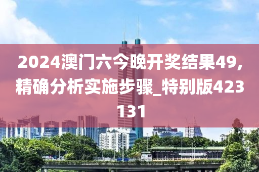 2024澳门六今晚开奖结果49,精确分析实施步骤_特别版423131