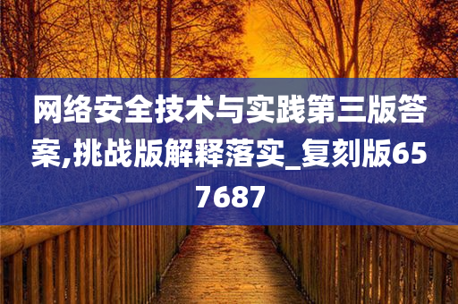 网络安全技术与实践第三版答案,挑战版解释落实_复刻版657687