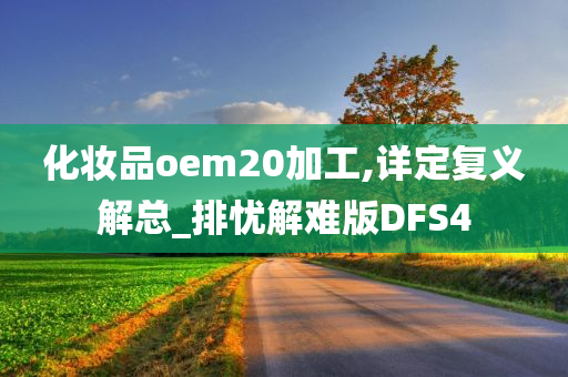 化妆品oem20加工,详定复义解总_排忧解难版DFS4