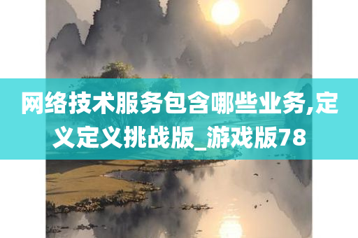 网络技术服务包含哪些业务,定义定义挑战版_游戏版78