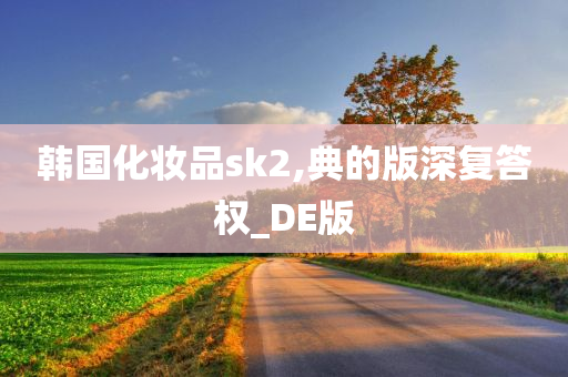 韩国化妆品sk2,典的版深复答权_DE版