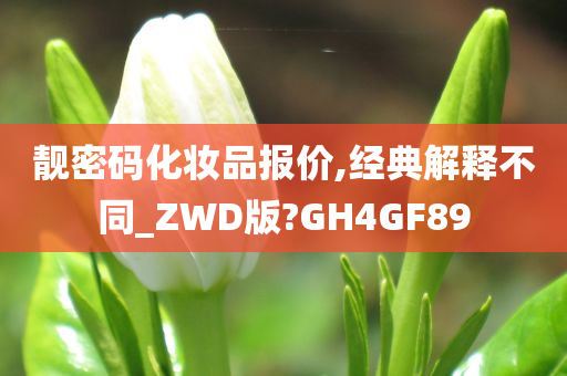 靓密码化妆品报价,经典解释不同_ZWD版?GH4GF89