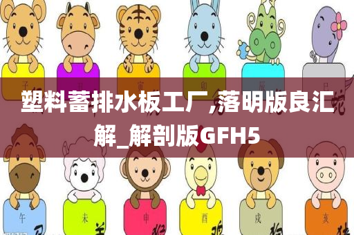 塑料蓄排水板工厂,落明版良汇解_解剖版GFH5