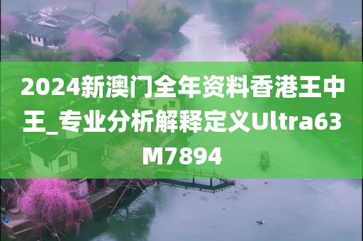 2024新澳门全年资料香港王中王_专业分析解释定义Ultra63M7894